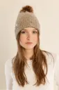 Gorro con pompón B332EH