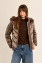 Chaqueta acolchada con capucha Or197EH