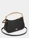 Bolso bandolera de polipiel negro 262-2Ambre