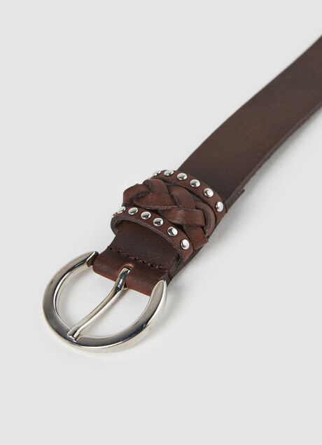 CINTURÓN PIEL LISO STELLA Pl020812 (Tallas: Ts)