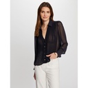 Camisa manga larga pliegues marino 242-Cplia