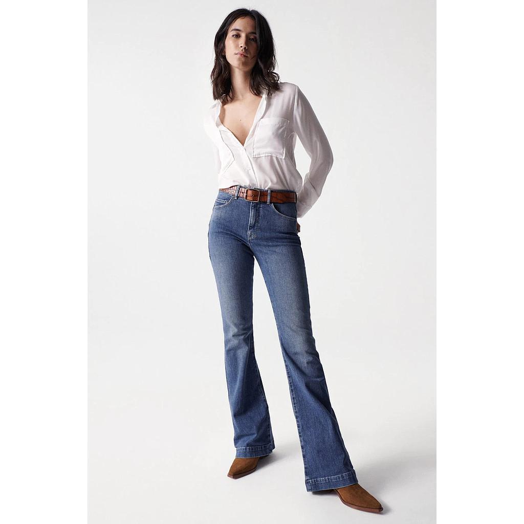 PANTALONES VAQUEROS FAITH PUSH IN FLARE 21004234 (Tallas: T36)