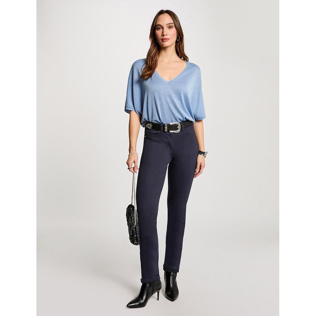 Pantalon basico 251-Petroi (color: negro, Tallas: T36)